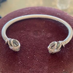 David Yurman prasiolite cable wrap bracelet